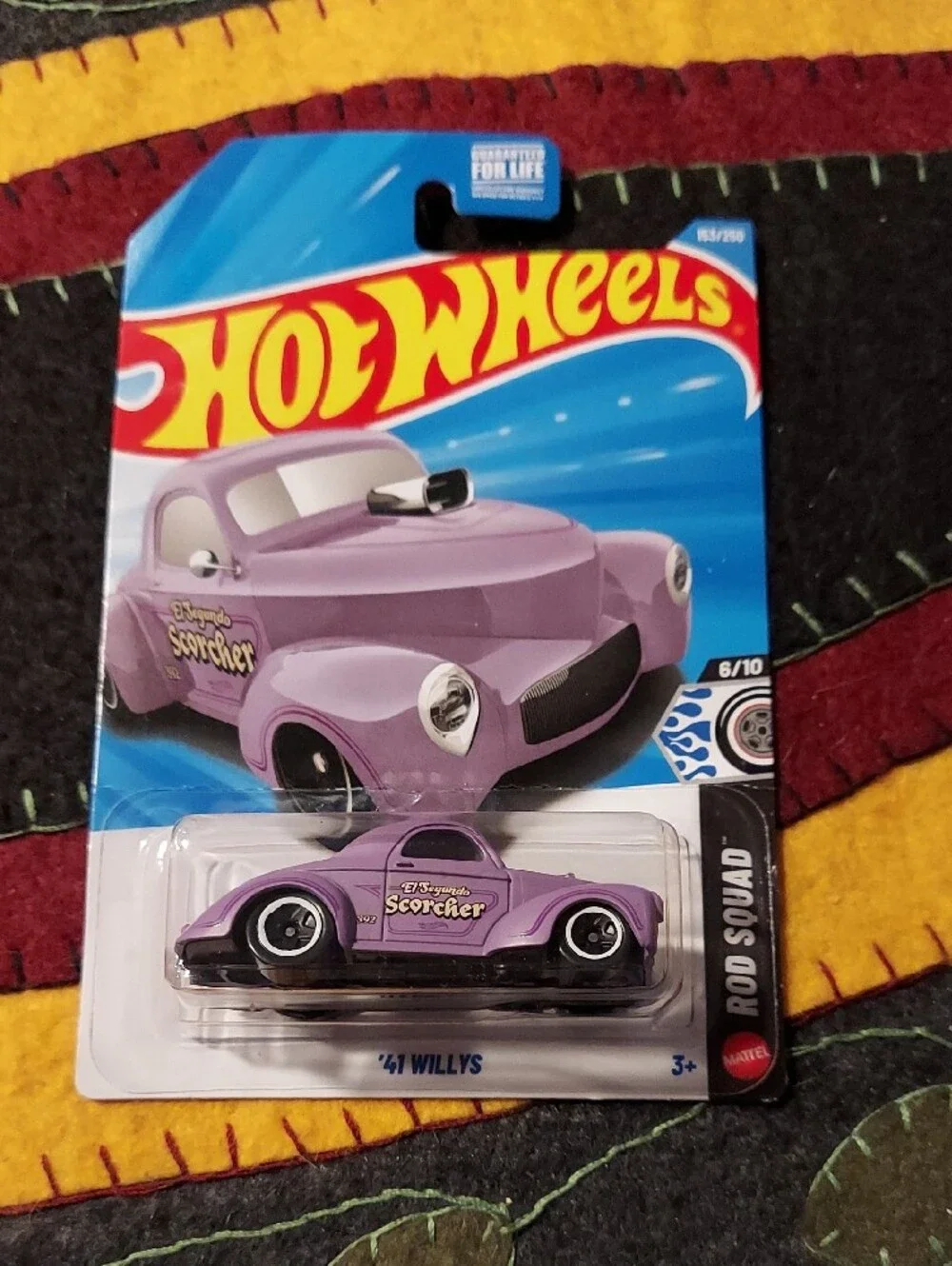 ❤️ Hot Wheels Purple '41 Willys